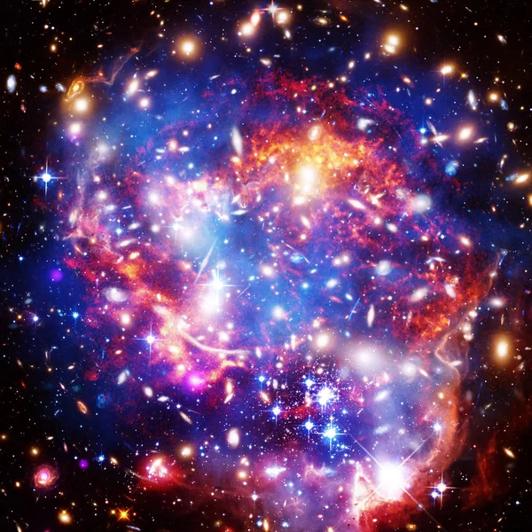 Galaxer. Elementen i denna bild möblerad av NASA. — Stockfoto