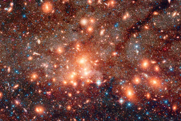 Espacio y galaxia. Los elementos de esta imagen proporcionados por la NASA . — Foto de Stock