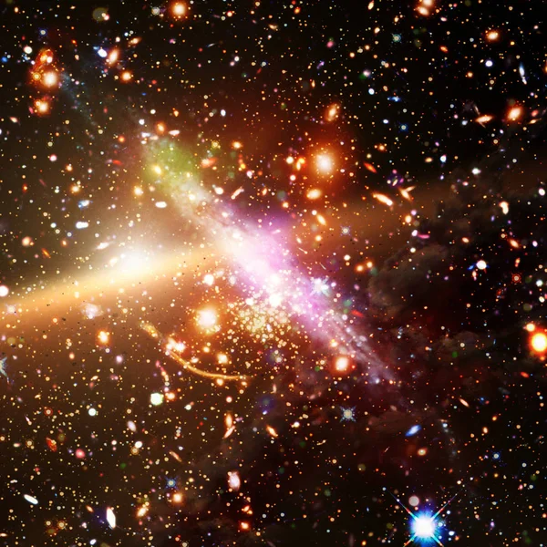 Galaxia. Los elementos de esta imagen proporcionados por la NASA . — Foto de Stock