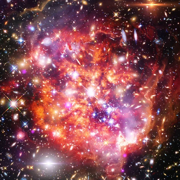 Galaxia, nebulosa y gas. Los elementos de esta imagen amueblada por —  Fotos de Stock