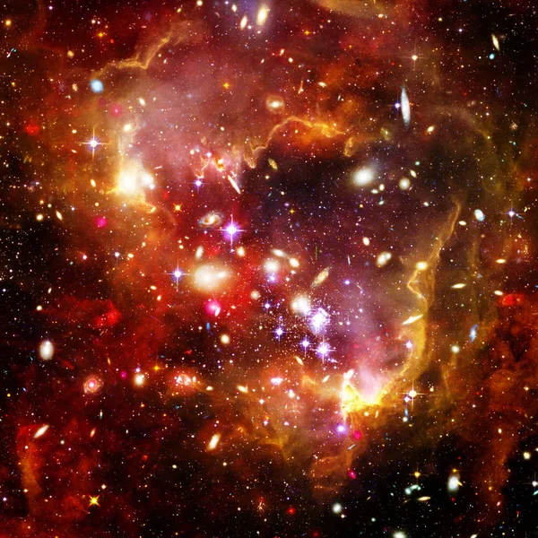 Galaxie und Licht. die elemente dieses bildes von nasa. — Stockfoto
