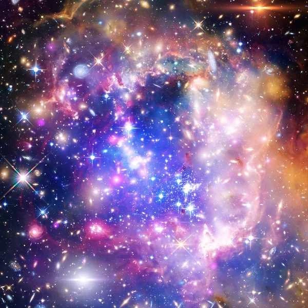 Galaksi, bulutsu ve gaz. Bu görüntünün unsurları tarafından döşenmiş — Stok fotoğraf
