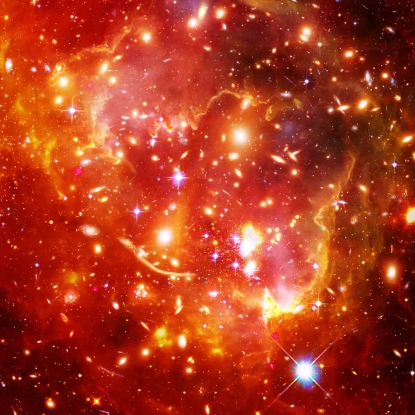 銀河と光この画像の要素は、NASAによって提供されました. — ストック写真