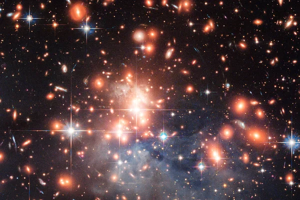 Espacio y galaxia. Los elementos de esta imagen proporcionados por la NASA . — Foto de Stock