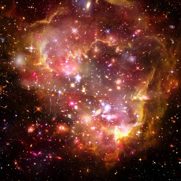 Галактики і світло. Елементи цього образу оформлені НАСА. — стокове фото