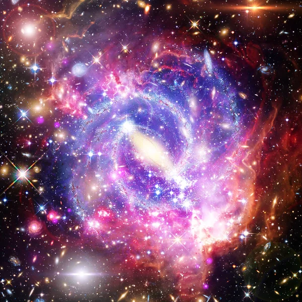 Galaksi, bulutsu ve gaz. Bu görüntünün unsurları tarafından döşenmiş — Stok fotoğraf