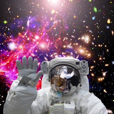 Astronot dalgaları. Nasa tarafından döşenmiş bu görüntünün unsurları.