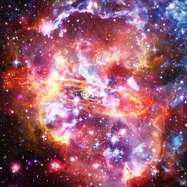 银河和星星这张由美国宇航局提供的图像的元素. — 图库照片