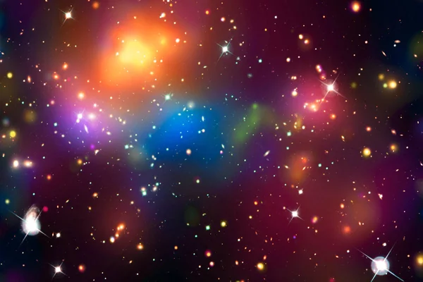 Lejos de ser una galaxia brillante. Los elementos de esta imagen amueblada por —  Fotos de Stock
