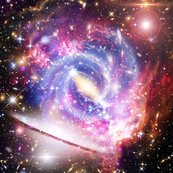 Galaxie, mlhovina a plyn. Prvky tohoto obrázku poskytl — Stock fotografie