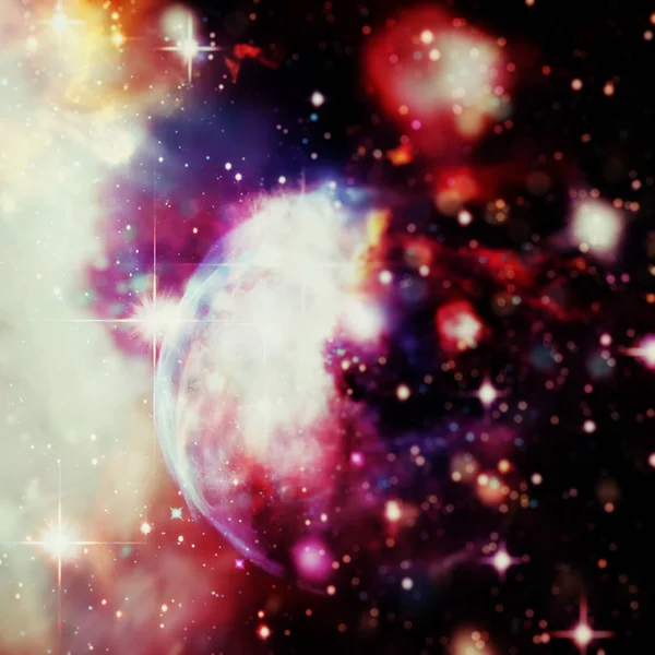 Space background with nebula and stars. The elements of this ima — Stock Photo, Image