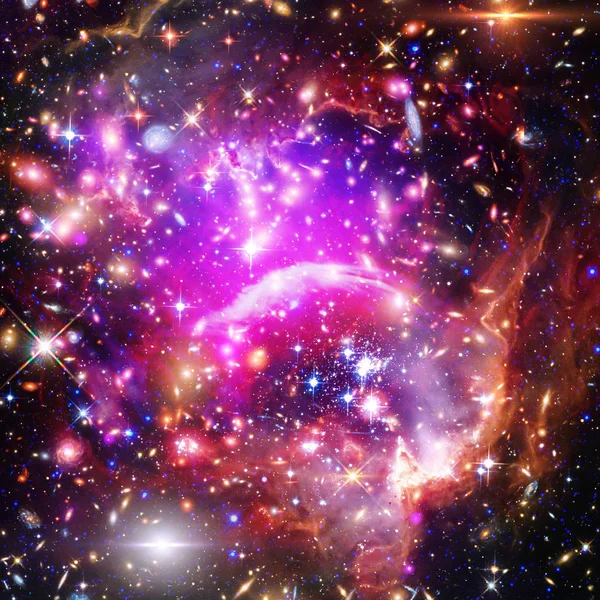Galaxia, nebulosa y gas. Los elementos de esta imagen amueblada por —  Fotos de Stock