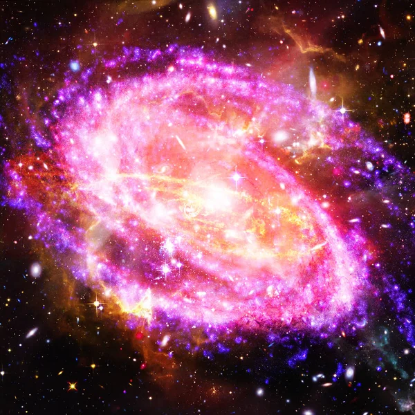 Galaxy and stars. The elements of this image furnished by NASA. — Stock Photo, Image