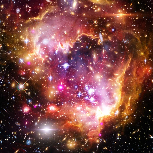 Galáxia e luz. Os elementos desta imagem fornecidos pela NASA . — Fotografia de Stock