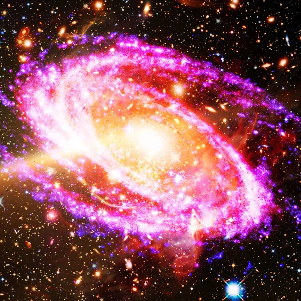 Erstaunliche Galaxienansicht und Sterne. die Elemente dieses Bildes furnis — Stockfoto