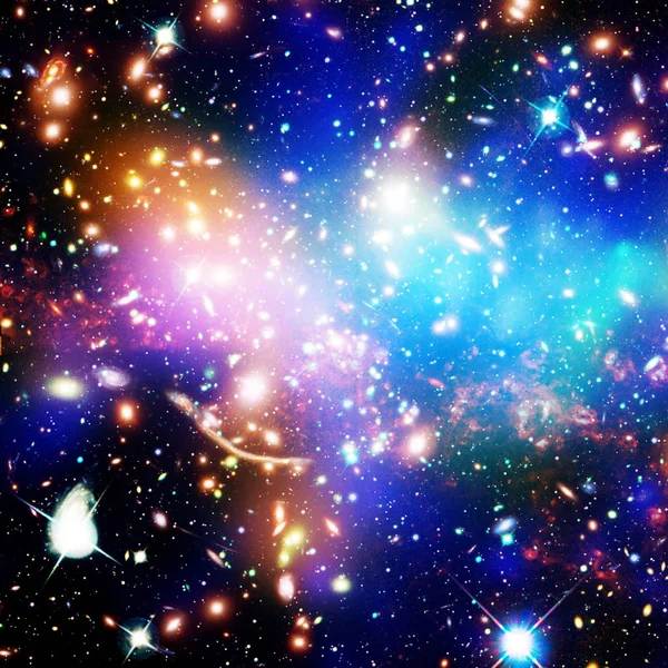 Stjärnhimmel yttre rymden. Elementen i denna bild möblerad av NASA — Stockfoto