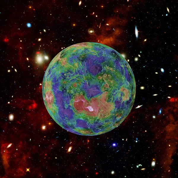 Extrasolární planeta. Vesmíru. Prvky této bitové kopie — Stock fotografie