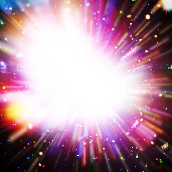 Una grande spruzzata di luce nella galassia. Gli elementi di questa fornace immagine — Foto Stock