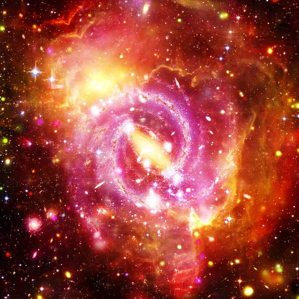 Galaxie und Licht. die elemente dieses bildes von nasa. — Stockfoto