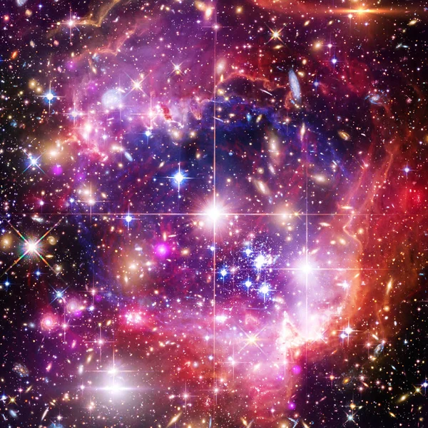 銀河、星雲、ガスこのイメージの要素 — ストック写真