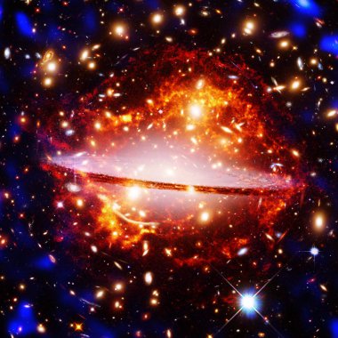 Gökada. Nasa tarafından döşenmiş bu görüntünün unsurları.