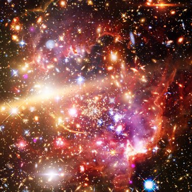 Galaxy. Nasa tarafından döşenmiş bu görüntünün unsurları.