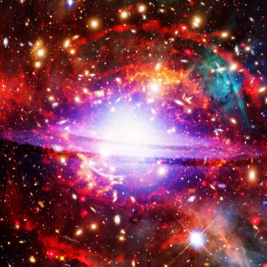 Gökada. Nasa tarafından döşenmiş bu görüntünün unsurları.
