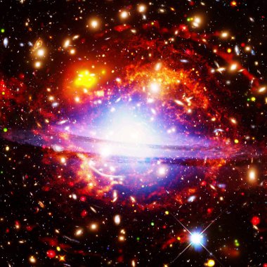 Gökada. Nasa tarafından döşenmiş bu görüntünün unsurları.