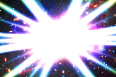 Hiper atlamada Kirişlerle yıldız sıçraması. Bu görüntünün öğeleri