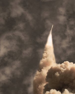 Uçan roket. Nasa tarafından döşenmiş bu görüntünün unsurları.