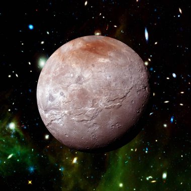 Pluto. Güneş sisteminin cüce gezegeni. Bu im elemanları