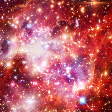Galaksi, bulutsu ve gaz. Bu görüntünün unsurları tarafından döşenmiş 