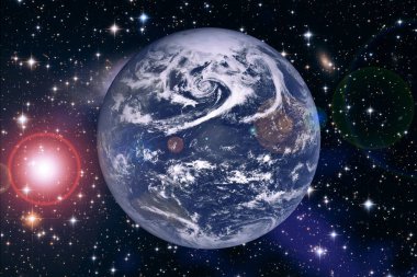 Dramatik manzara, dünya. Na tarafından döşenmiş bu görüntünün unsurları