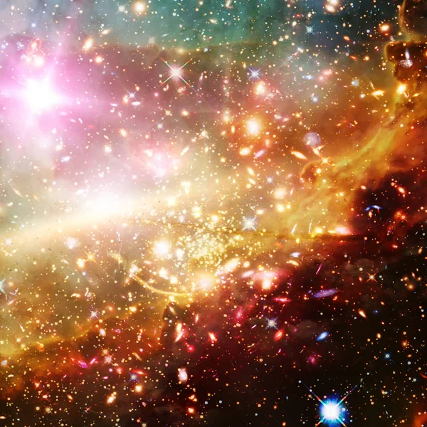 Niesamowity widok galaktyki i gwiazdy. Elementy tego obrazu LAR — Zdjęcie stockowe