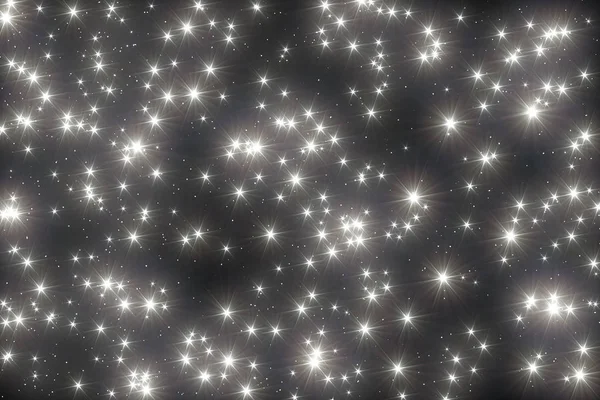 Céu noturno com estrelas. — Fotografia de Stock