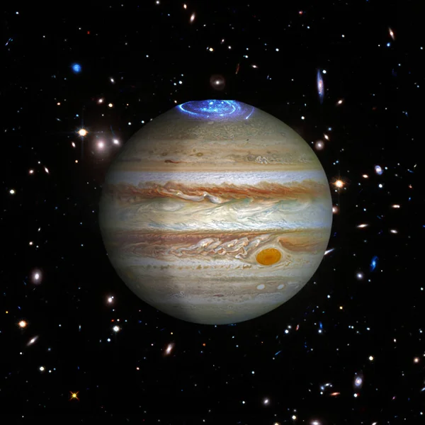 Jupiter. Elemeit a kép által szolgáltatott NASA. — Stock Fotó