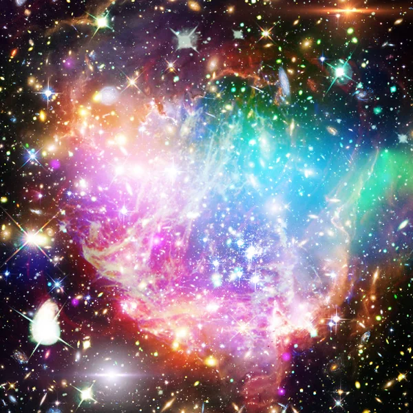 Galassia, nebulosa e gas. Gli elementi di questa immagine arredata da — Foto Stock