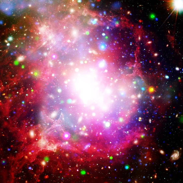 Hochdetaillierte epische Galaxie und Sterne. die Elemente dieses imag — Stockfoto