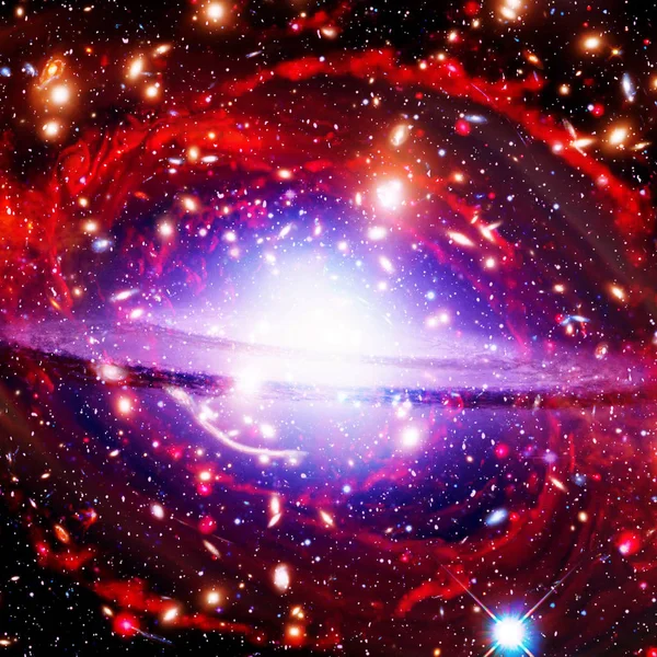 Galaxy och Stardust. Elementen i denna bild som är möblerade av NAS — Stockfoto