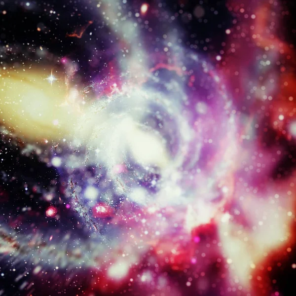 Space background with nebula and stars. The elements of this ima — Stock Photo, Image