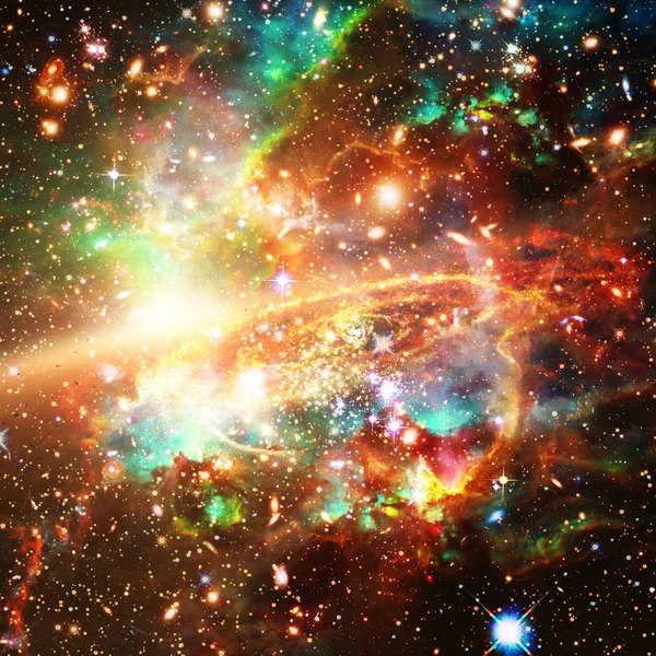 Galaxy. Nasa tarafından döşenmiş bu görüntünün unsurları. — Stok fotoğraf