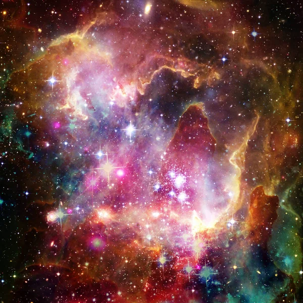 Melkweg en licht. De elementen van deze afbeelding ingericht door NASA. — Stockfoto