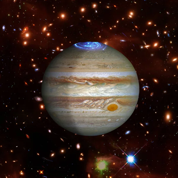 Jupiter. Elementele acestei imagini furnizate de NASA . — Fotografie, imagine de stoc