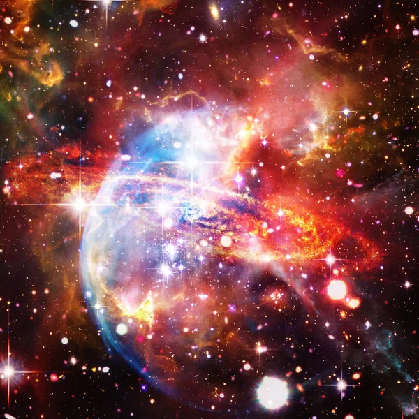 Galaxis és a csillagok. Elemeit a kép által szolgáltatott NASA. — Stock Fotó
