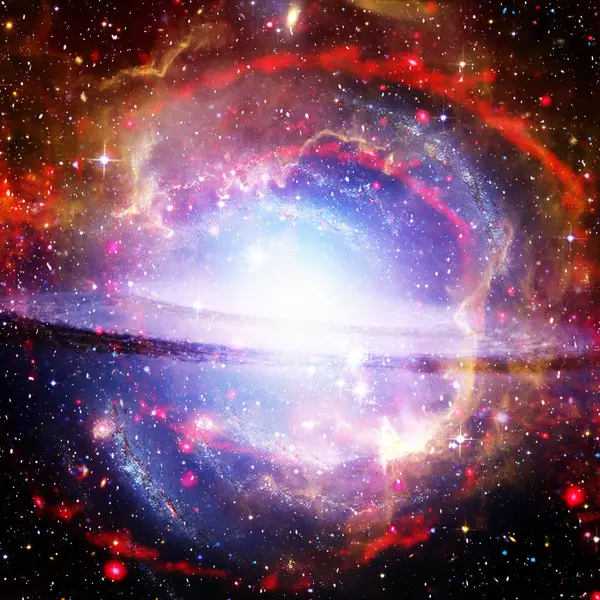 Γαλαξίας και φως. Τα στοιχεία αυτής της εικόνας που διαθέτει η NASA. — Φωτογραφία Αρχείου