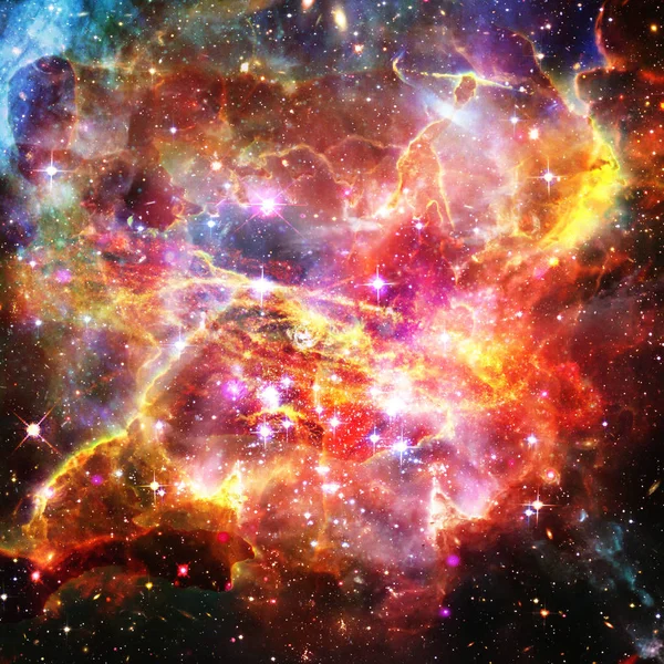 Galaktyka i gwiazdy. Elementy tego obrazu dostarczone przez NASA. — Zdjęcie stockowe