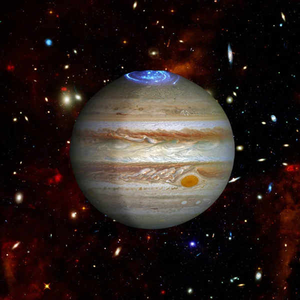 Юпитер. Элементы этого изображения предоставлены НАСА . — стоковое фото