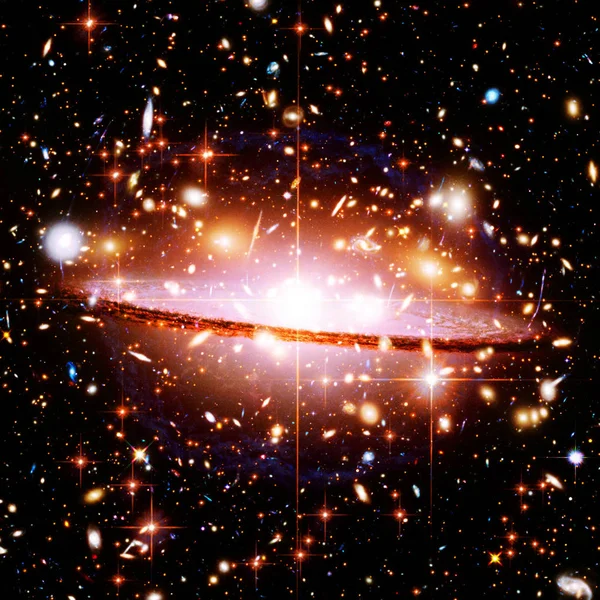 Glaxias y nebulosas en el espacio profundo. Cluster estelar. Los elementos de —  Fotos de Stock