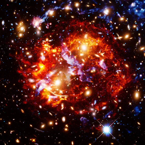 Galáxias. Os elementos desta imagem fornecidos pela NASA . — Fotografia de Stock