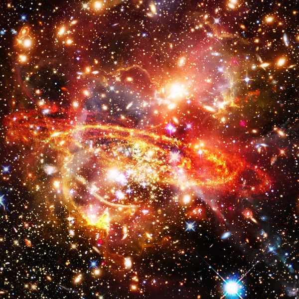 Galaxia y estrellas. Los elementos de esta imagen proporcionados por la NASA . —  Fotos de Stock